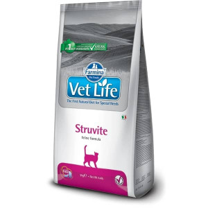 VET LIFE CAT STRUVITE sausā kaķu barība Struvītu ārstēšana 2kg